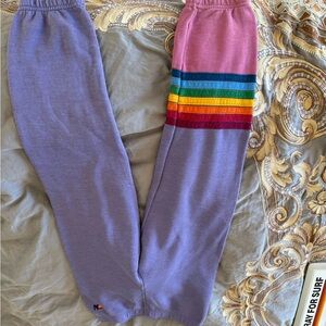 Aviator Nation Purple Kids Sweatpants